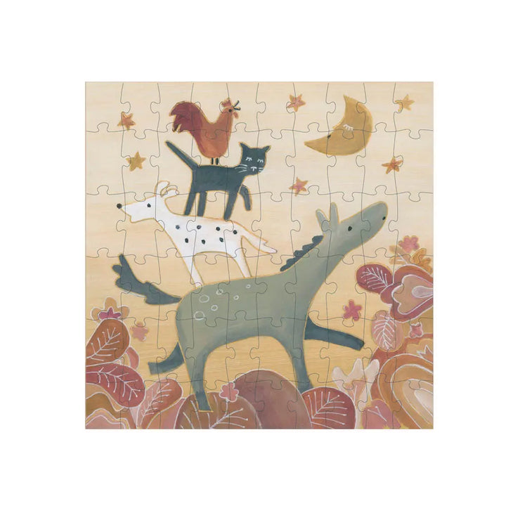 PUZZLE 60 PCS BREMEN MUSICIANS