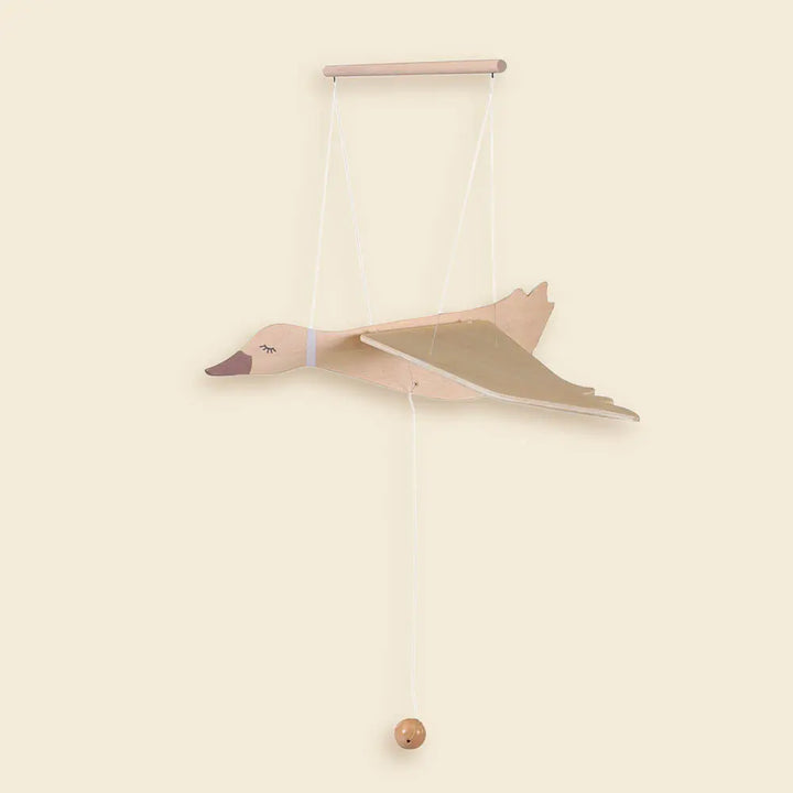 WOODEN FLYING GOOSE