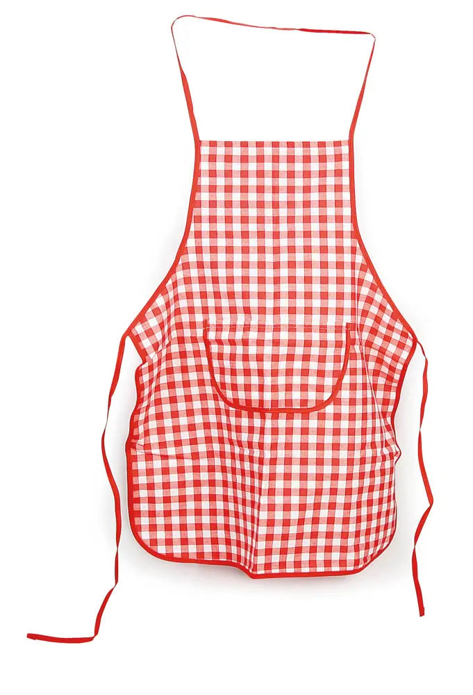 APRON, GLOVE & HAT RED