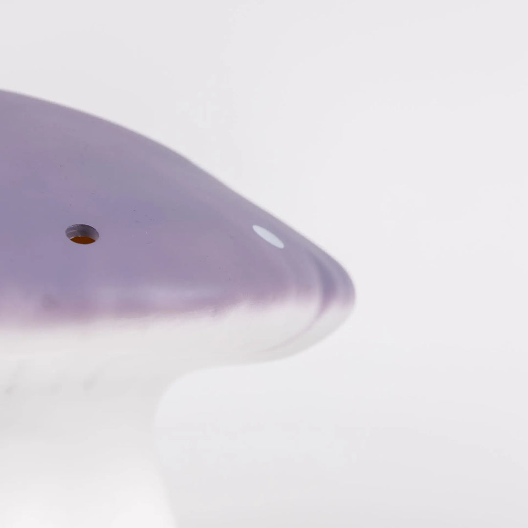 LAMP LARGE MUSHROOM LAVENDER
