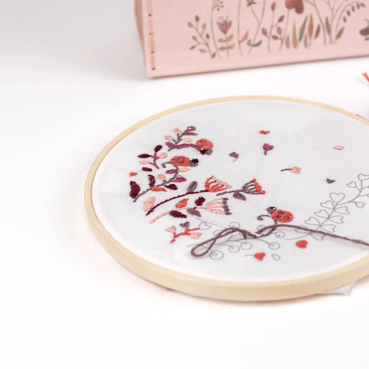 EMBROIDERY KIT LADYBUGS