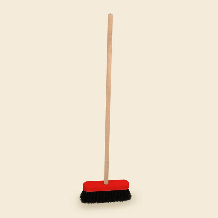 Kinderbesen (rot und schwarz, 80 cm)