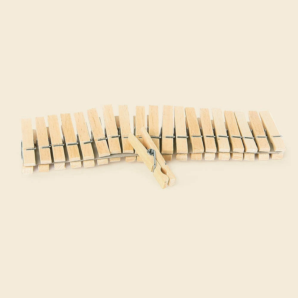 Kleine houten knijpertjes (100 stuks)
