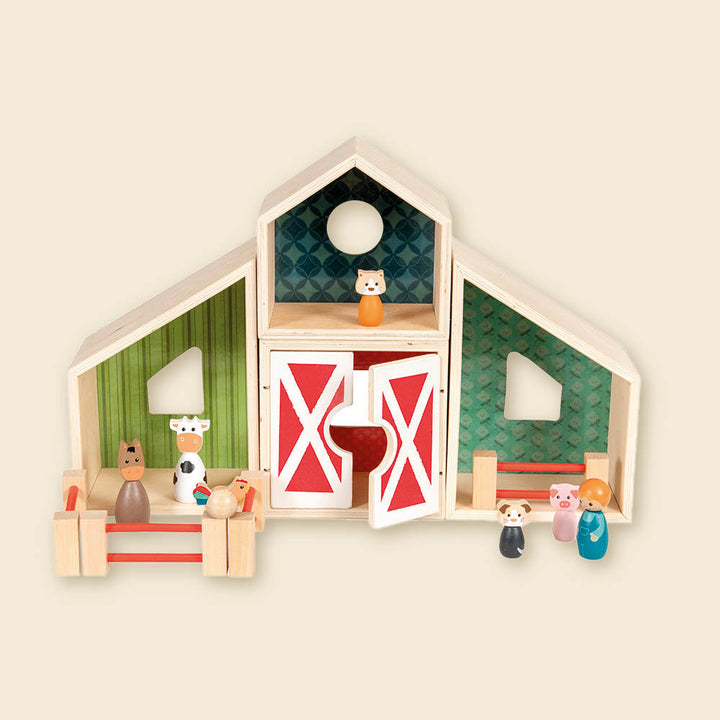 Ferme en bois dépliable