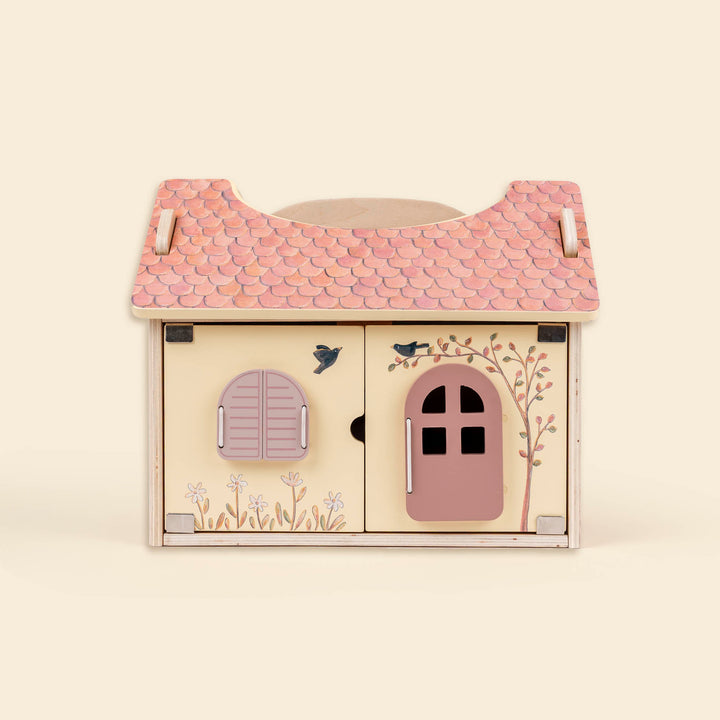 Doll house with bears