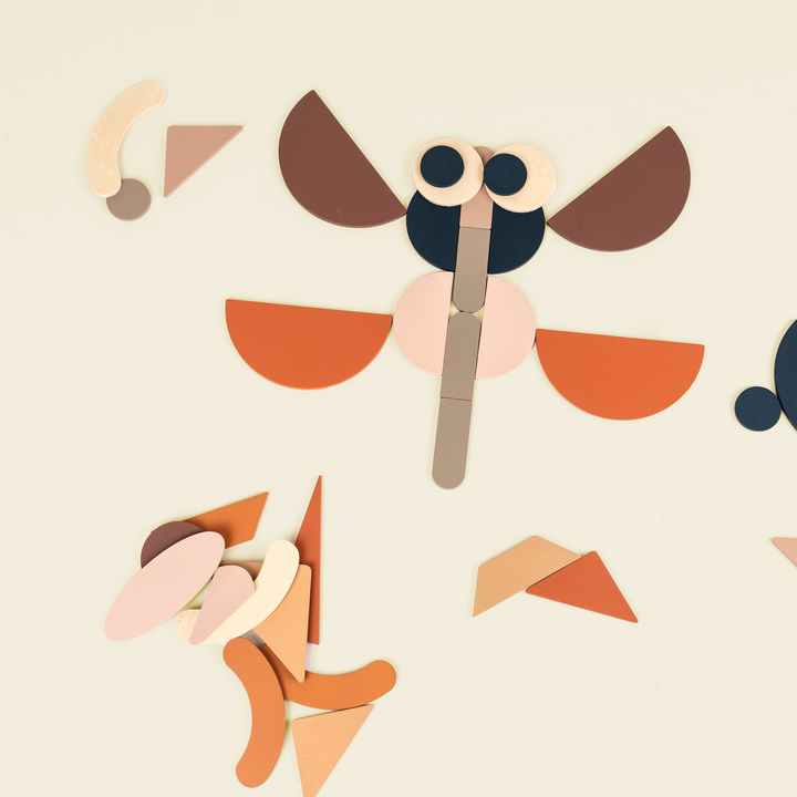 WOODEN SHAPES PUZZLES