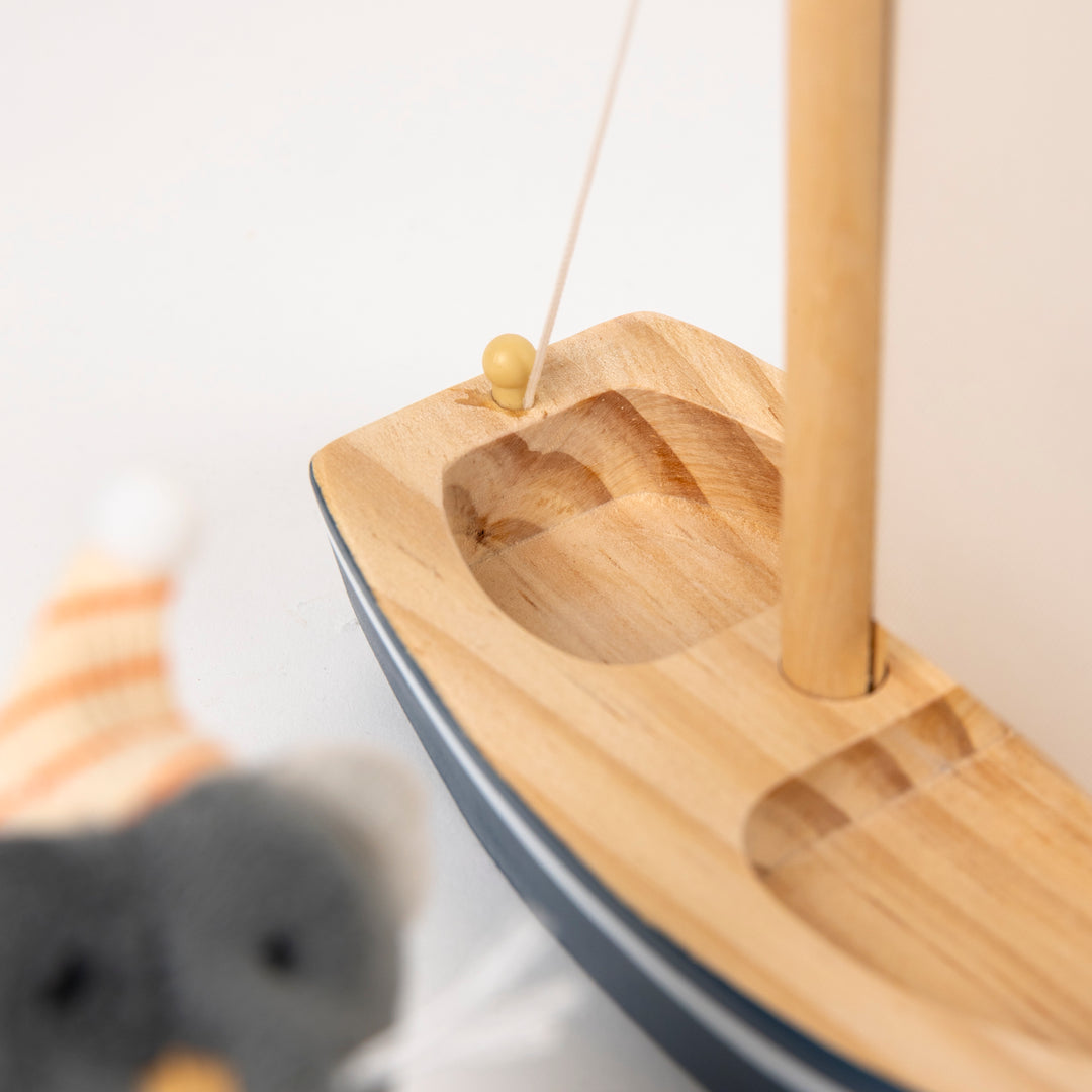 Malo le chat dans une barque