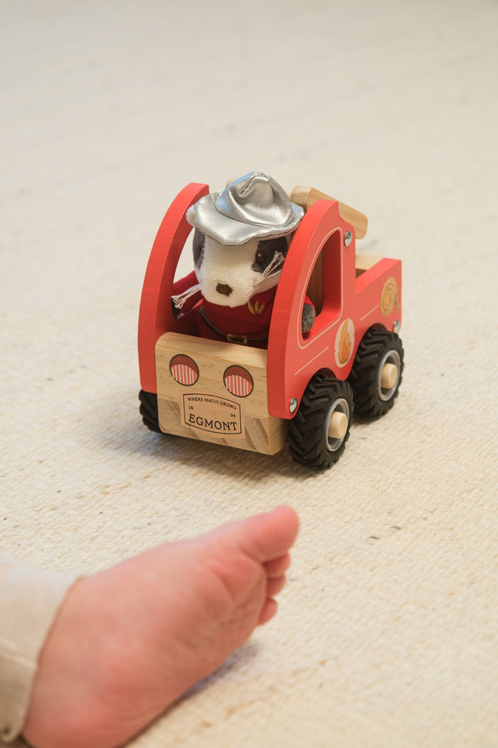 Fire truck with miniature friend (small)