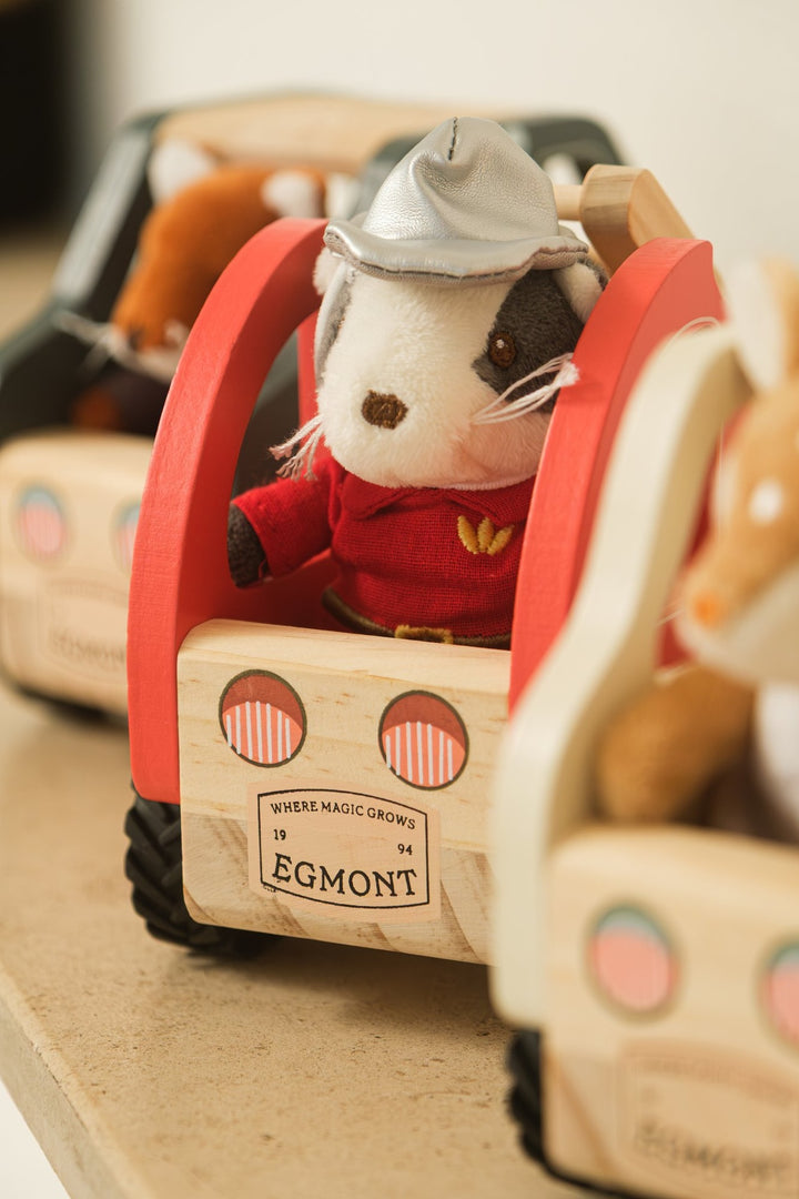 Fire truck with miniature friend (small)