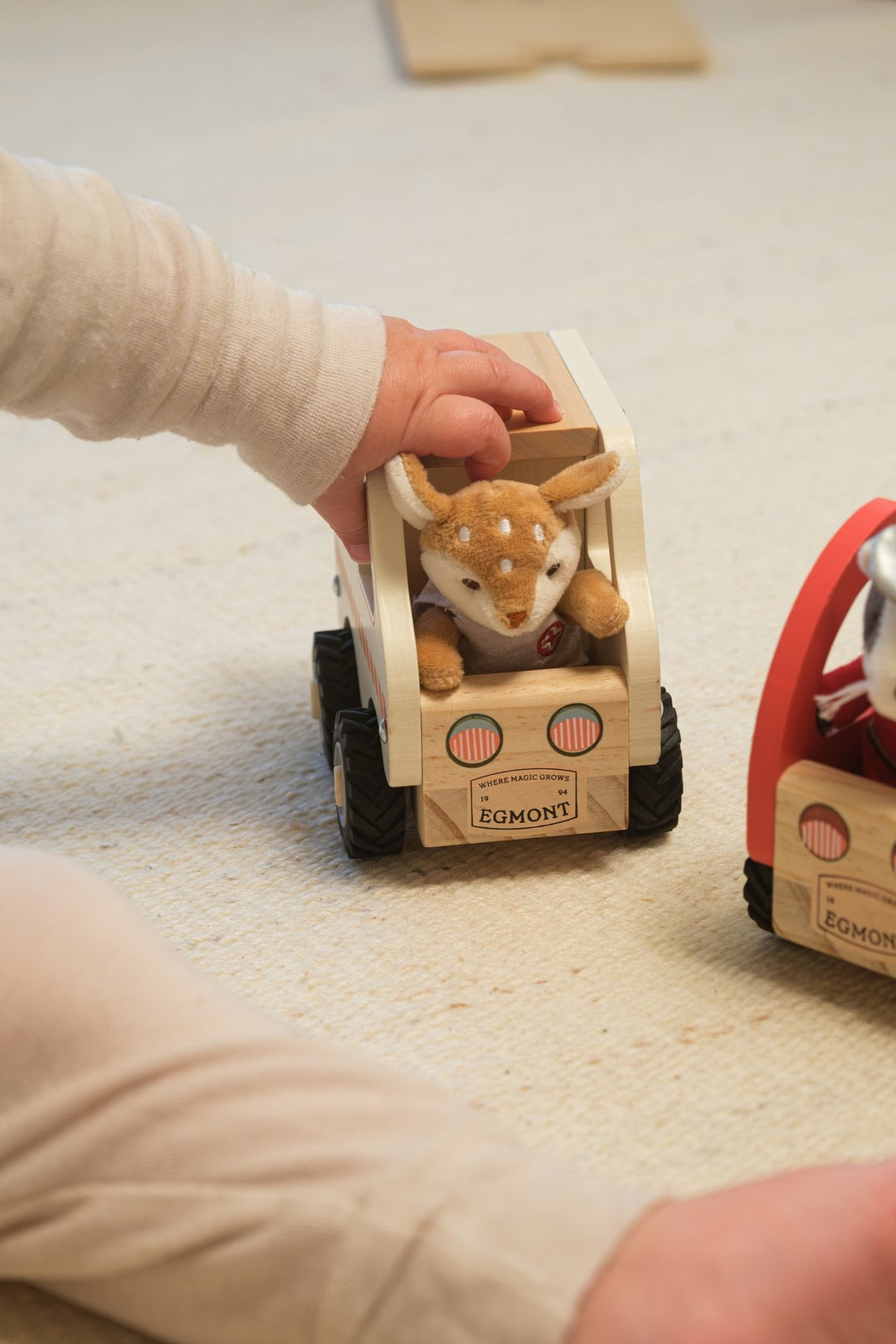 Ambulance with miniature friend