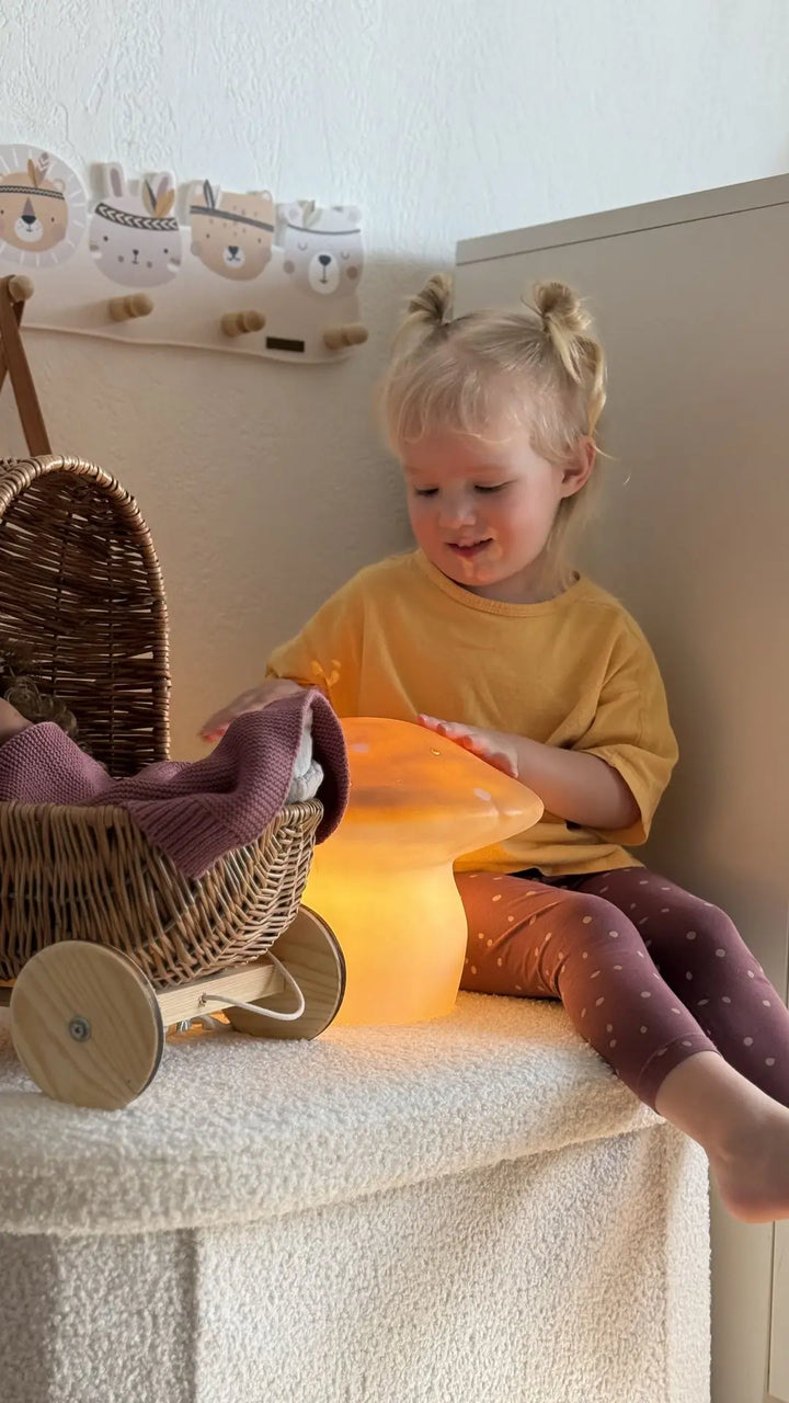 SMALL WICKER PRAM