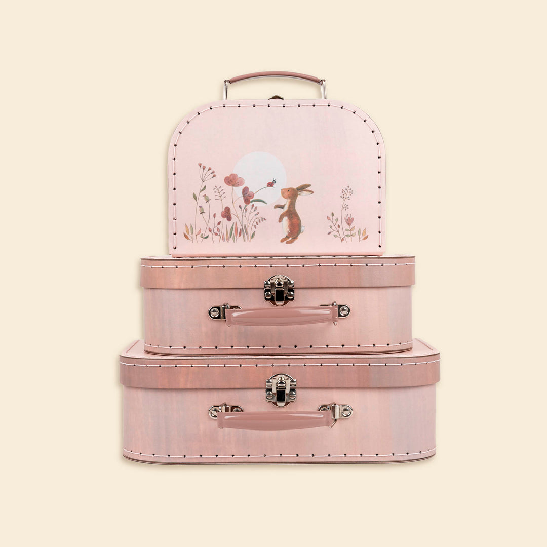 Set de 3 valisettes Lapin
