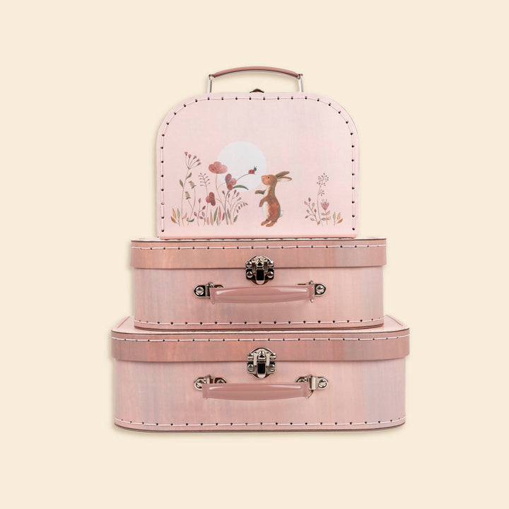 Set de 3 valisettes Lapin