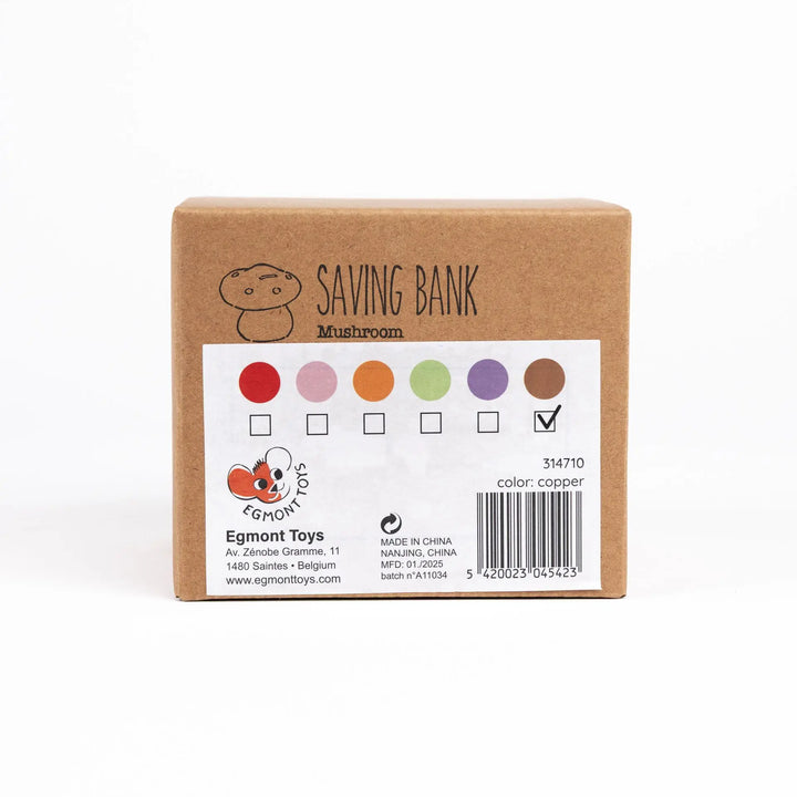 SAVING BANK MUSHROOM COPPER