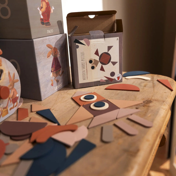 WOODEN SHAPES PUZZLES