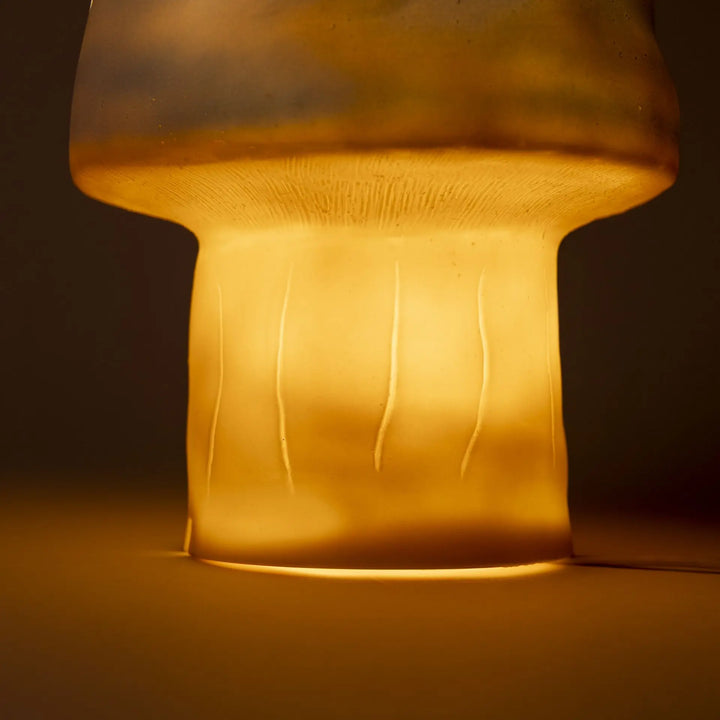 LAMP SMALL MUSHROOM  BLUE