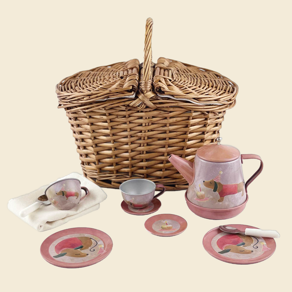 MUSICAL TEA SET DOGS