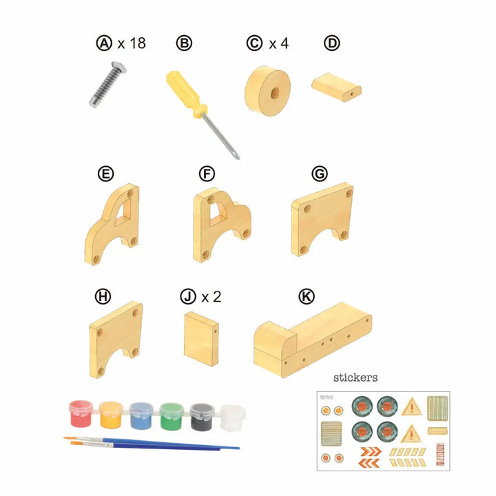 DIY WOODEN TRUCK