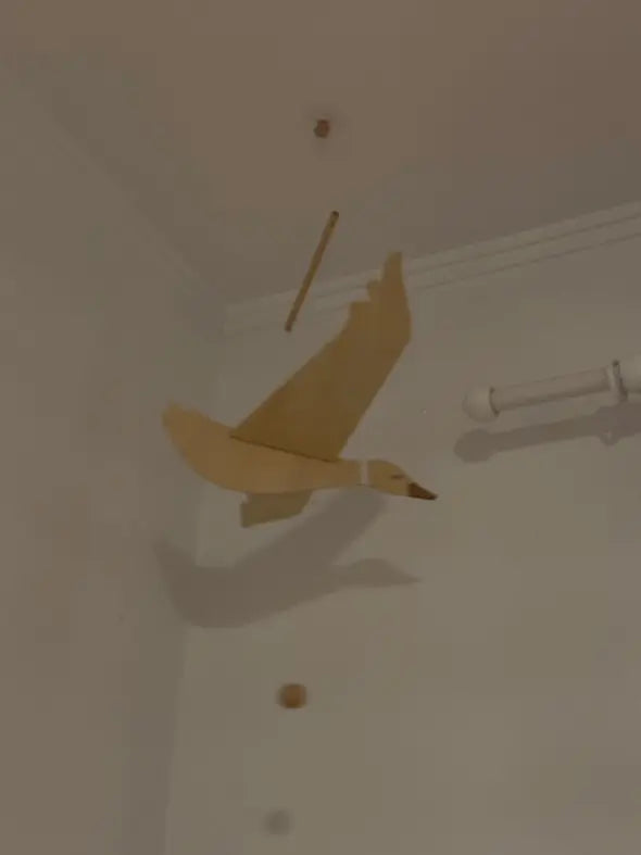WOODEN FLYING GOOSE