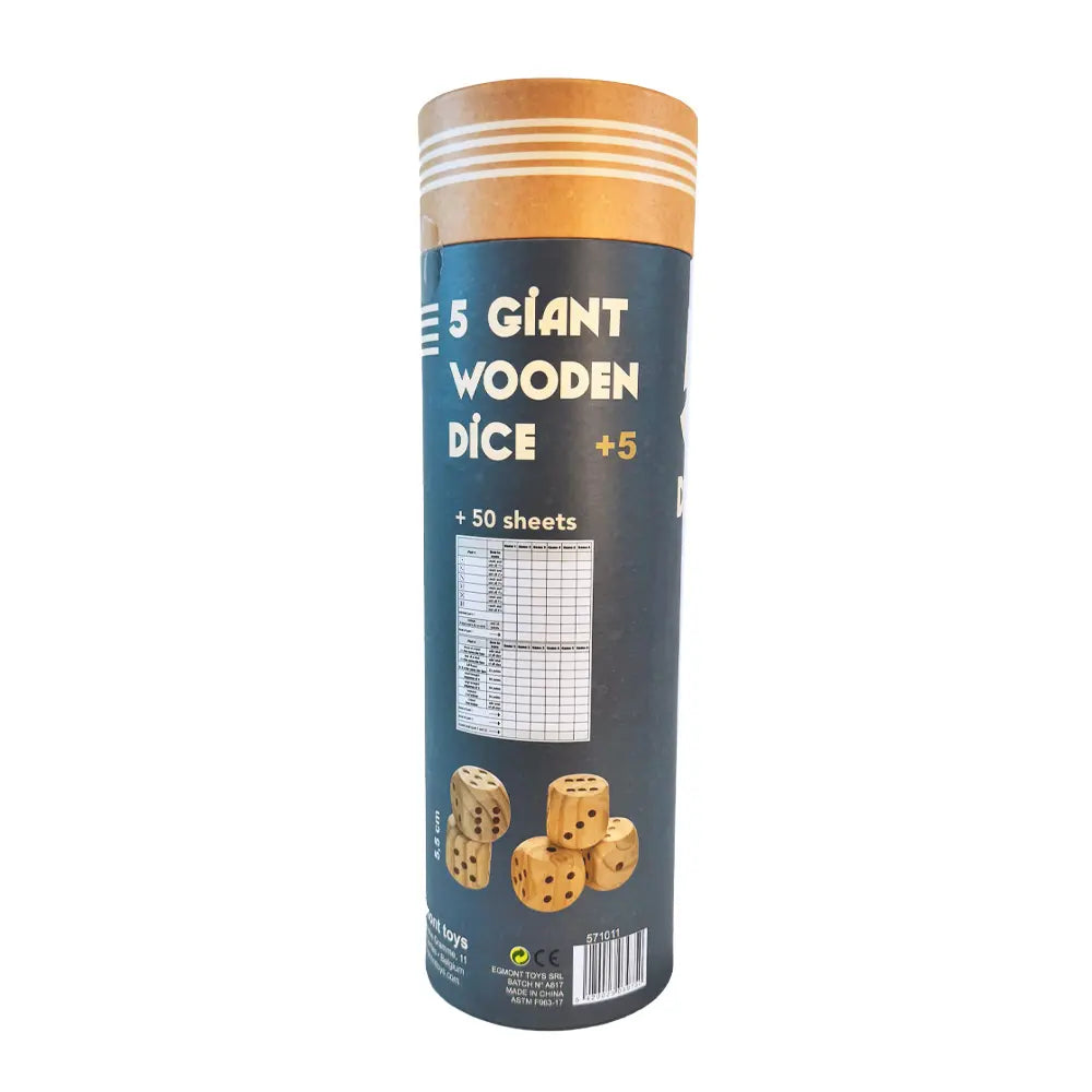5 WOODEN DICE