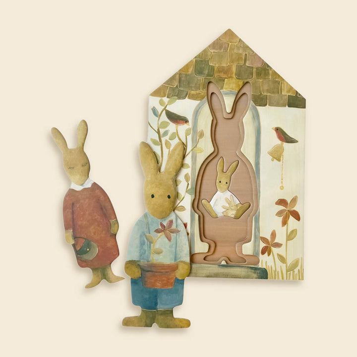 MULTI LAYERED PUZZLE RABBIT