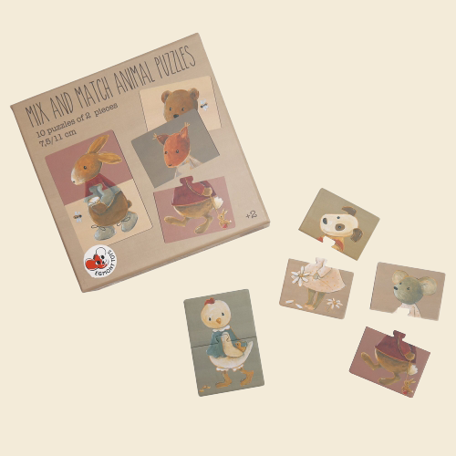 10 MIX & MATCH ANIMAL PUZZLE