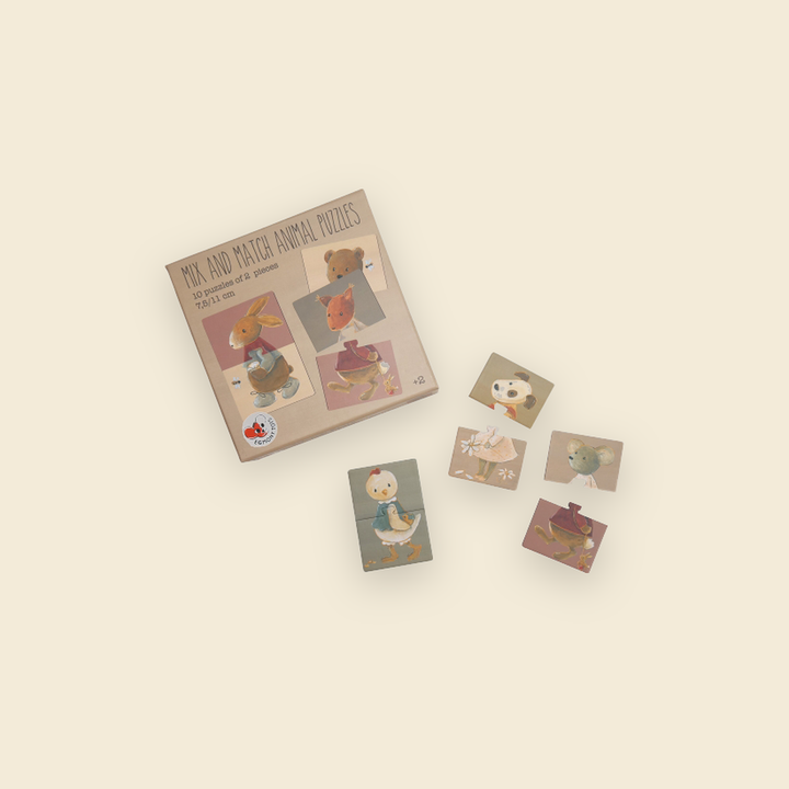 10 MIX & MATCH ANIMAL PUZZLE