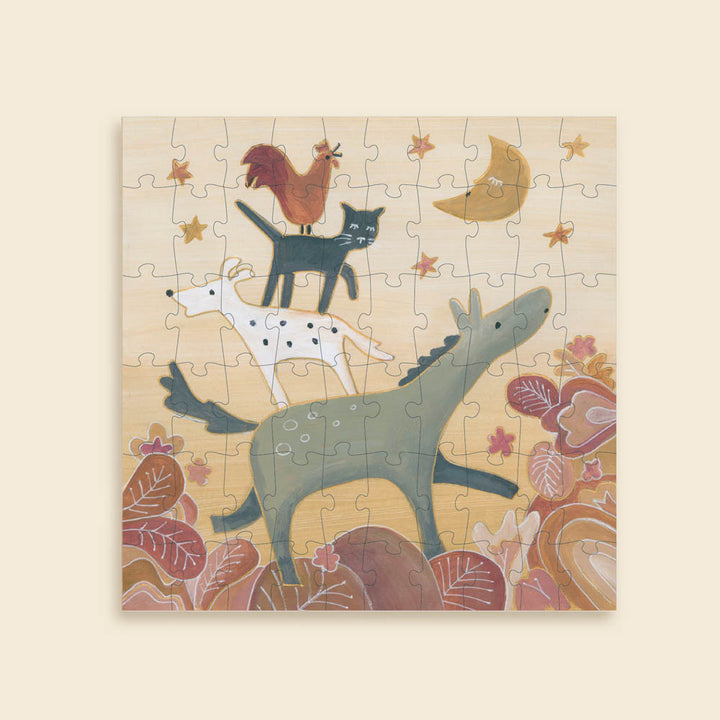 PUZZLE 60 PCS BREMEN MUSICIANS