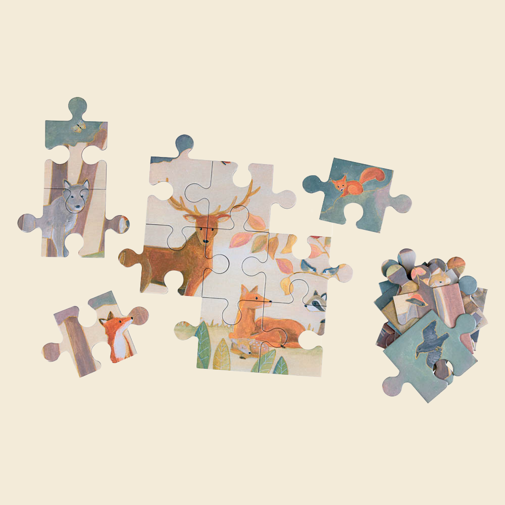 PUZZLE 40 PCS FOREST