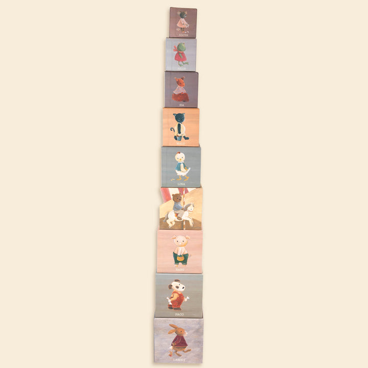 Friends 1.2.3 stacking pyramid