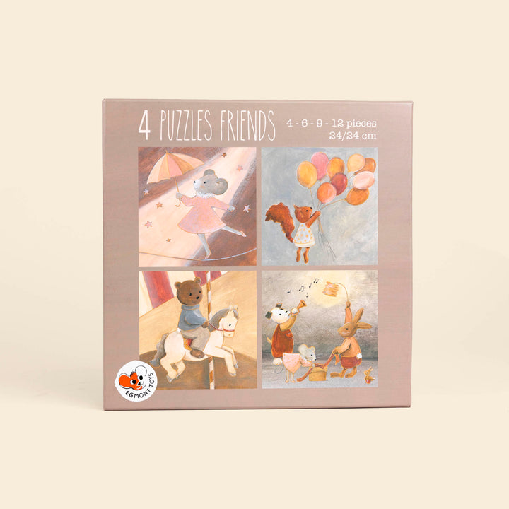 Animal Friends Puzzles (Set of 4)