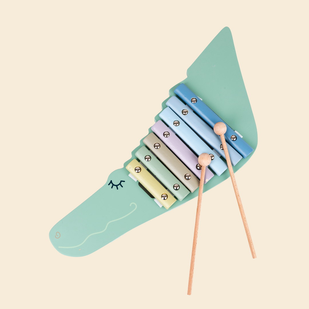 WOODEN XYLOPHONE CROC