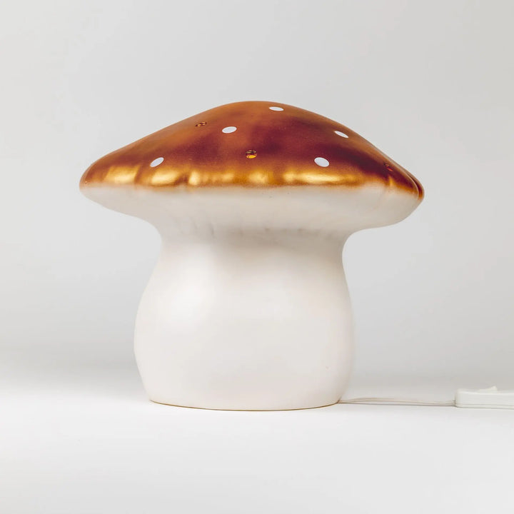 LAMP LARGE MUSHROOM COPPER