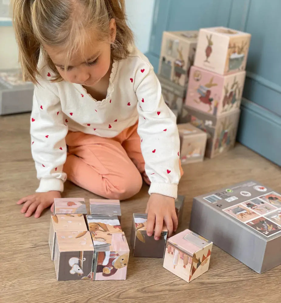 PUZZLE CUBES RABBIT FAMIL