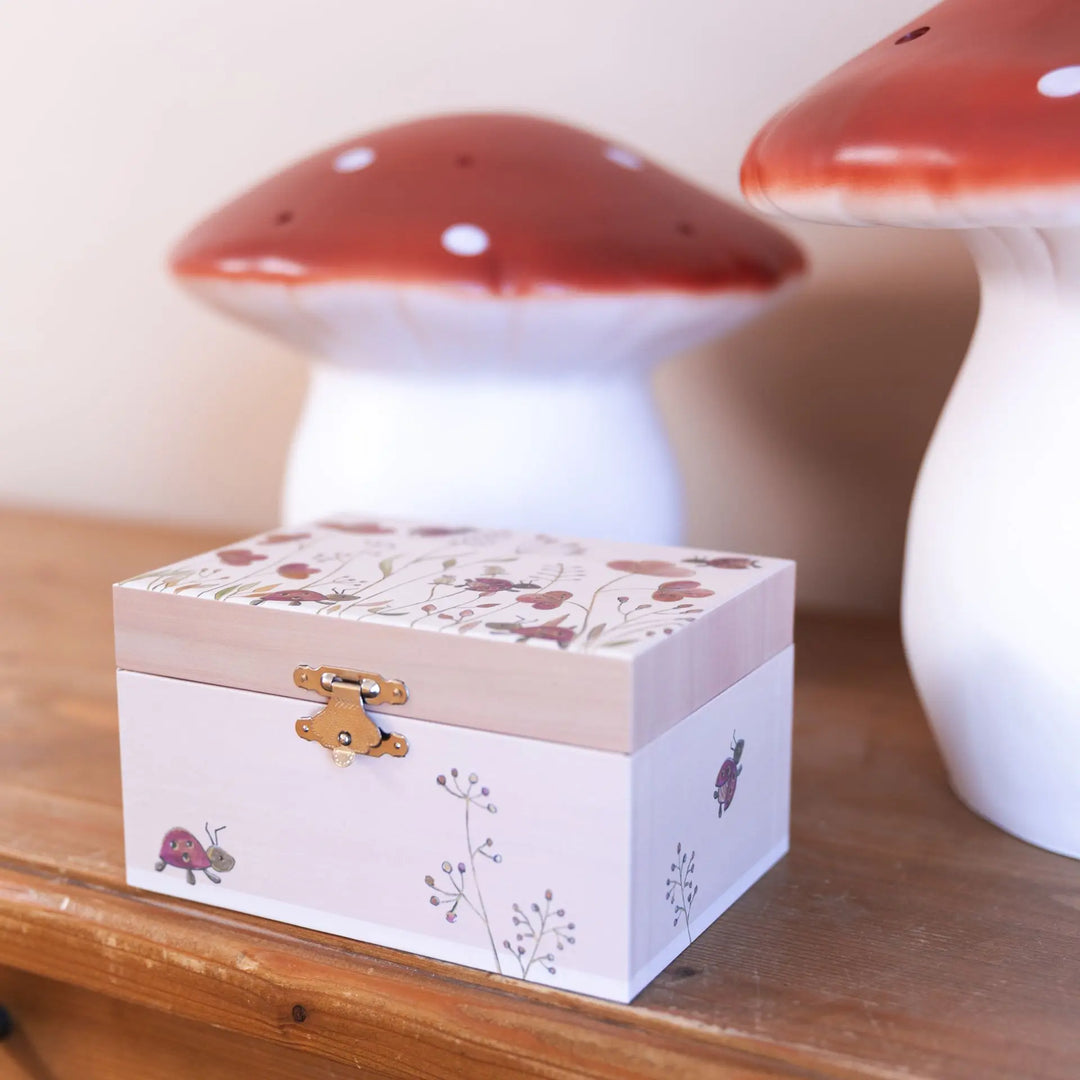 MUSICAL JEWELRY BOX LADYBUG