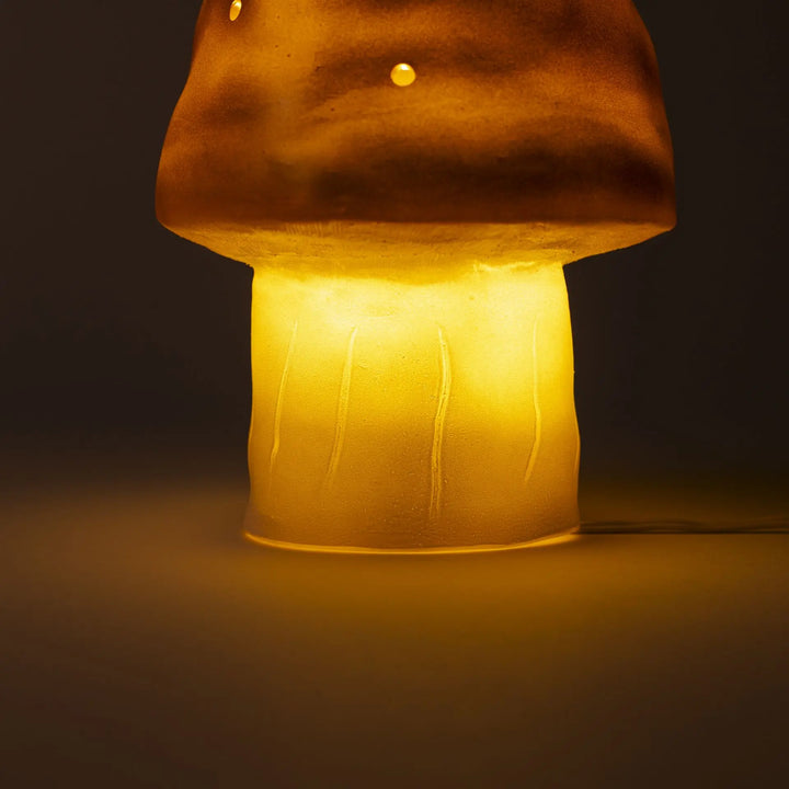 LAMP SMALL MUSHROOM COPPER
