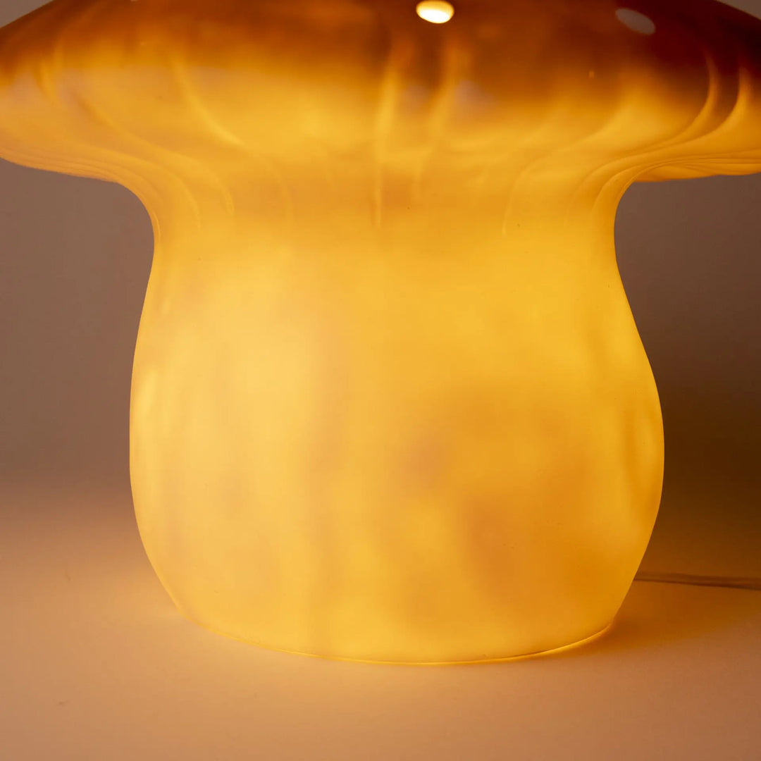 LAMP LARGE MUSHROOM CHOCO