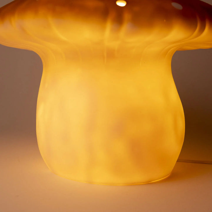 LAMP LARGE MUSHROOM CHOCO
