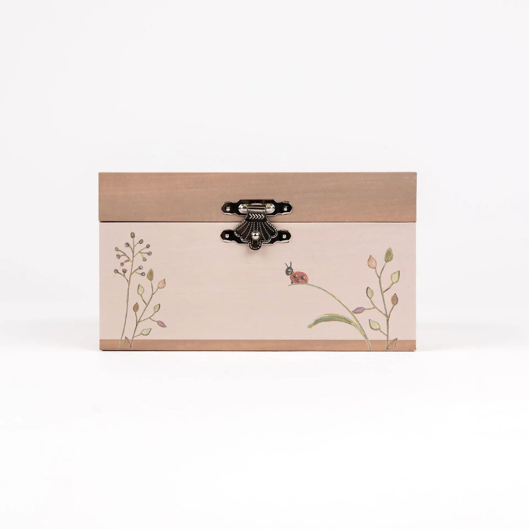 MUSICAL JEWELRY BOX RABBIT & LADYBUG