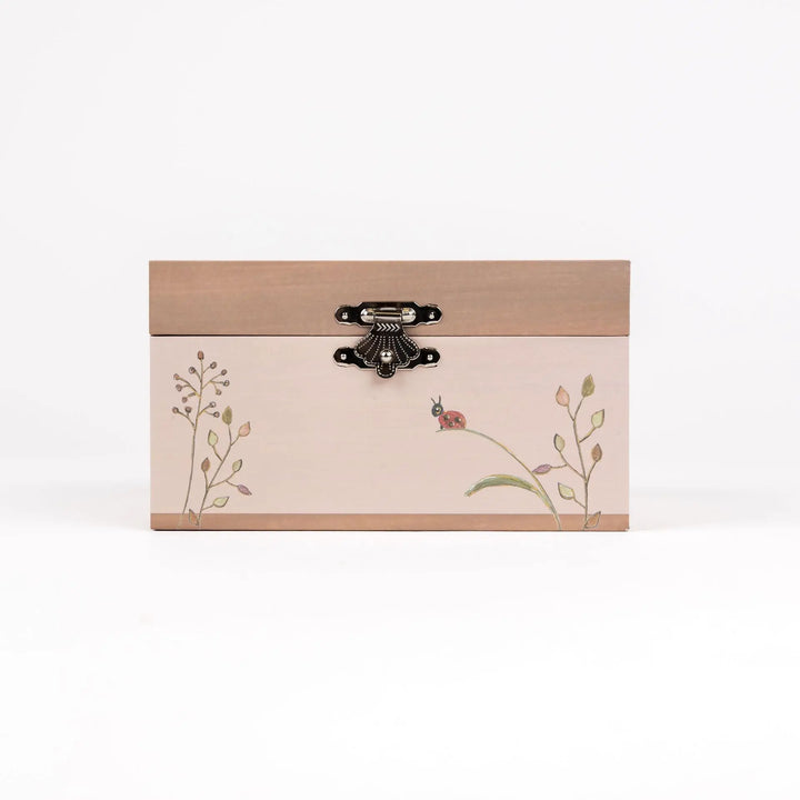 MUSICAL JEWELRY BOX RABBIT & LADYBUG
