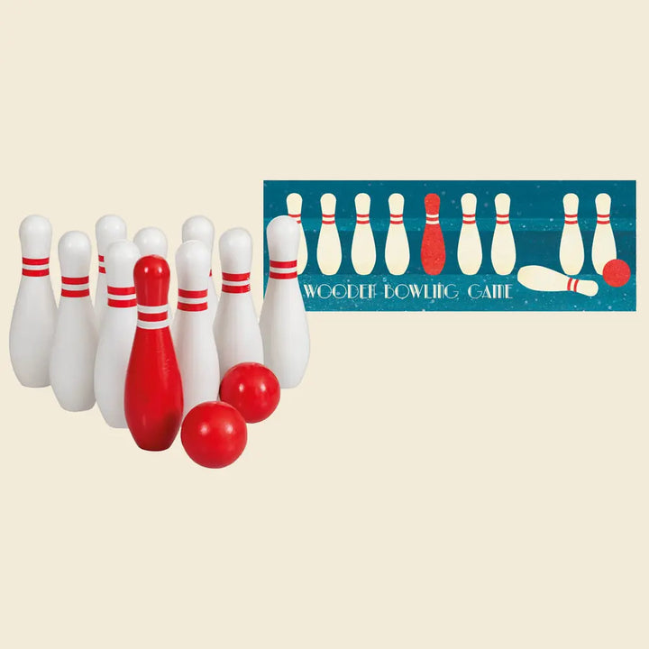 Wooden Bowling Game