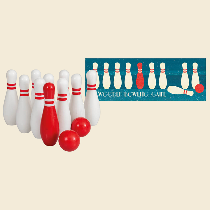 WOODEN BOWLING GAME