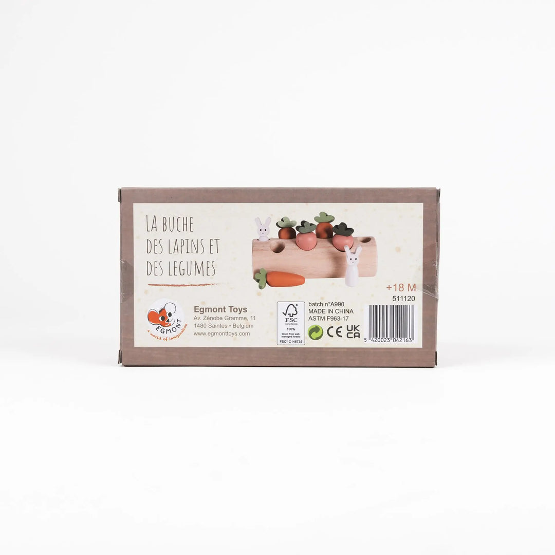 RABBIT AND VEGETABLES LOG