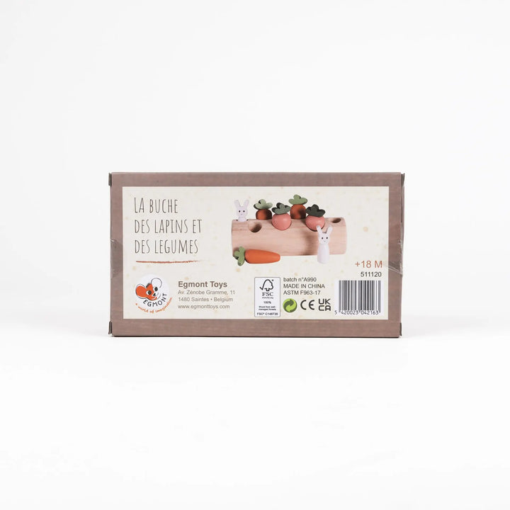 RABBIT AND VEGETABLES LOG