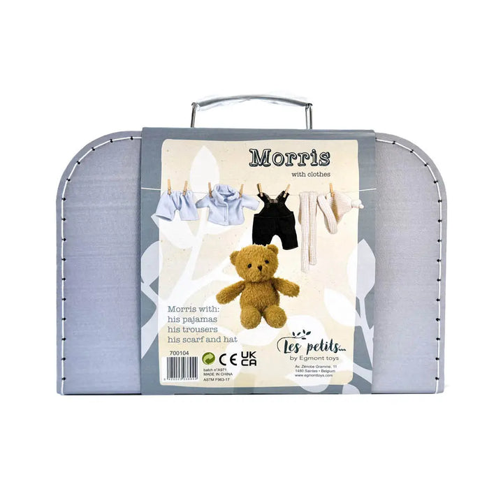 MORRIS WITH CLOTHES IN A CASE