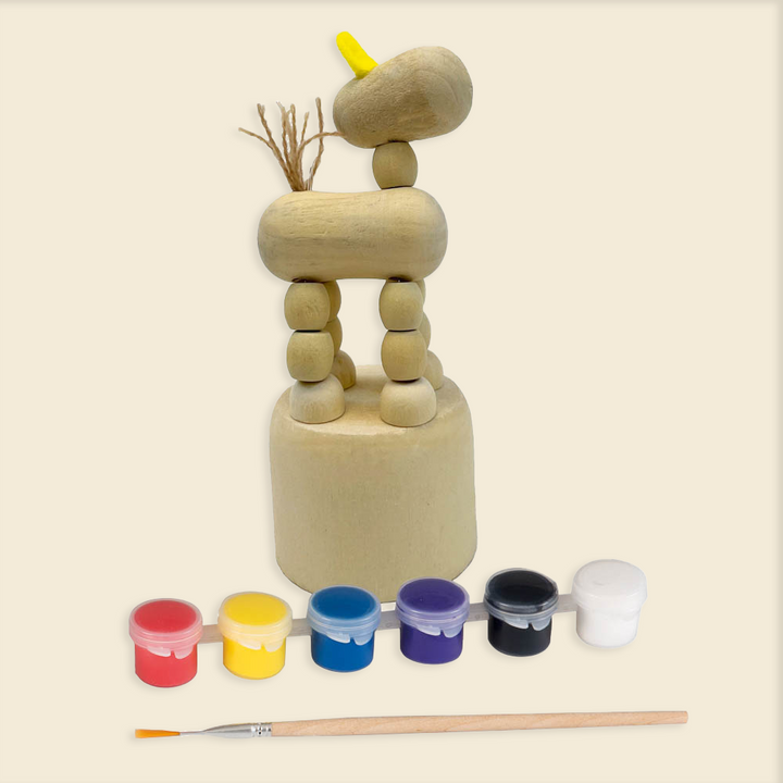 WOODEN HORSE PUSH-UP TO PAINT