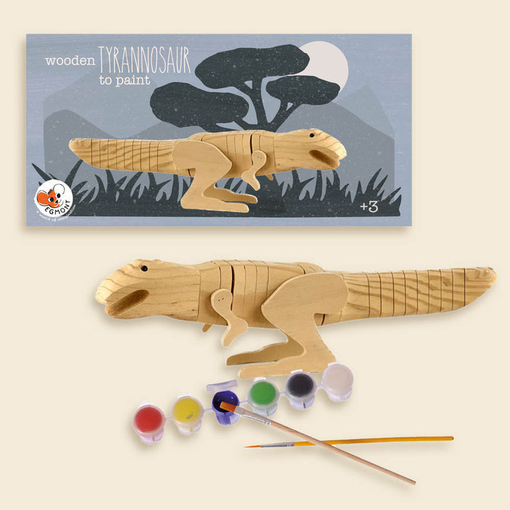 Tyrannosaure en bois à peindre
