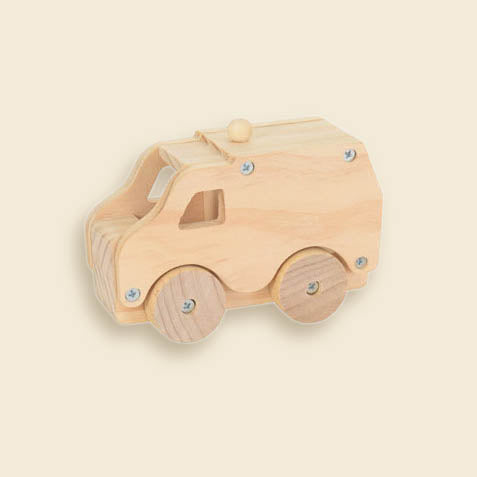 Ambulance en bois à monter