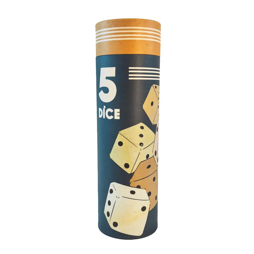 5 WOODEN DICE