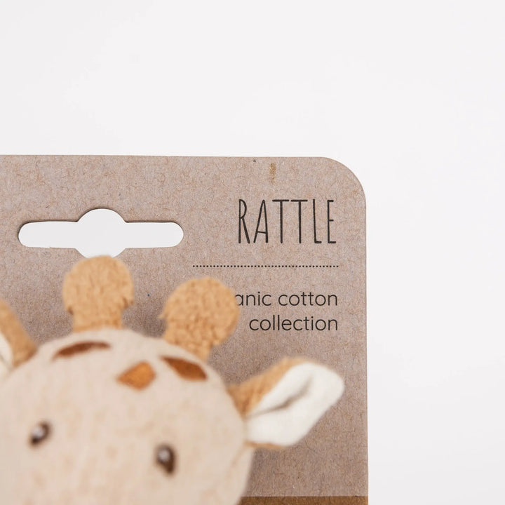 LEONIE GIRAFFE RATTLE WOOD
